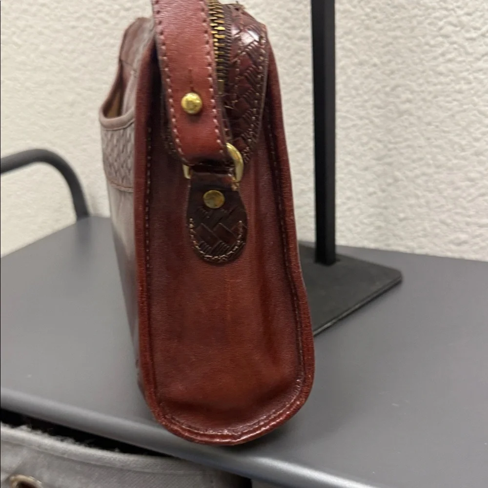 Vintage Brahmin Tucson Rich Brown Shoulder bag unlined